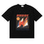 RHUDE French Riviera Graphic Print T-Shirt - Black