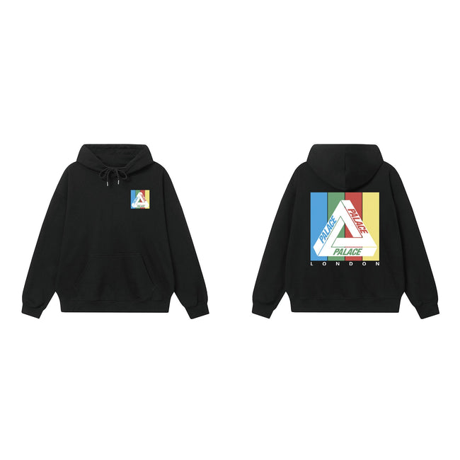 Palace Black Quad-Color Box Tri-Ferg Hoodie Hover Image
