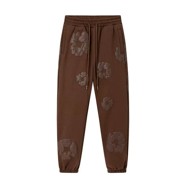 Denim Tears Cotton Wreath Sweatpants - Brown/Dark Brown Hover Image