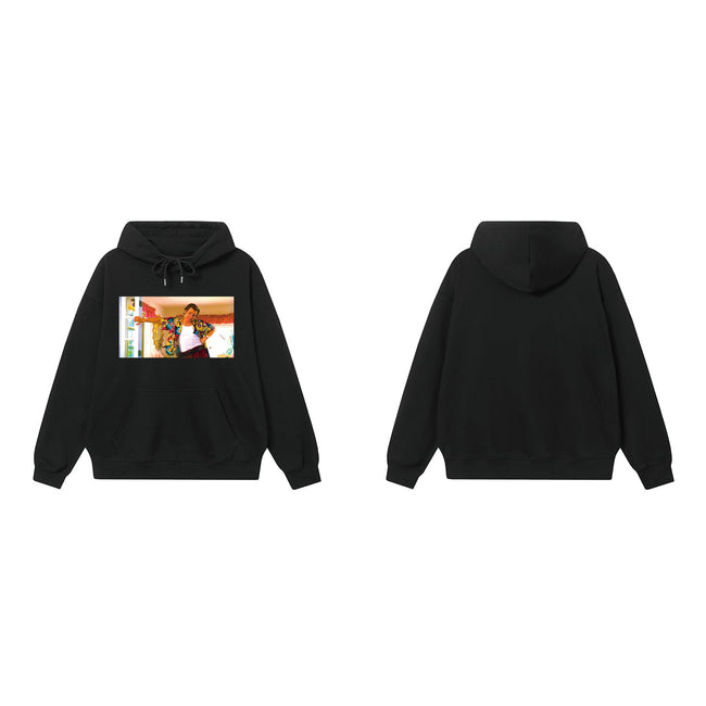 Palace Black Portrait Graphic Hoodie Hover Image
