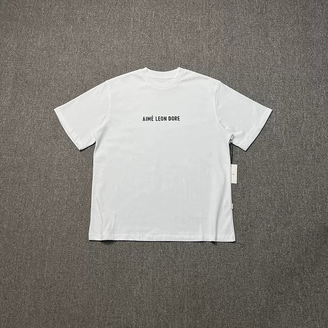 Aimé Leon Dore Minimal Crest Tee - White Hover Image
