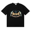 RHUDE "Sardines" Graphic Print T-Shirt - Black