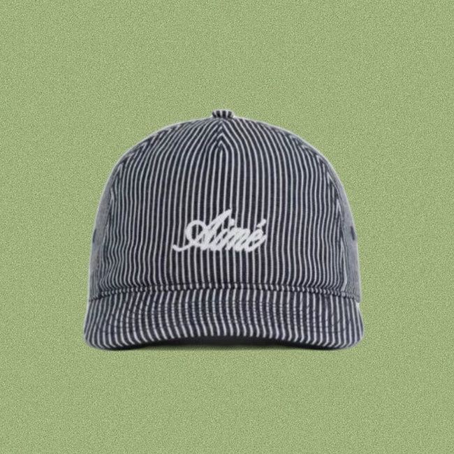 Aimé Leon Dore Cursive Script Hat - Pinstripe Hover Image