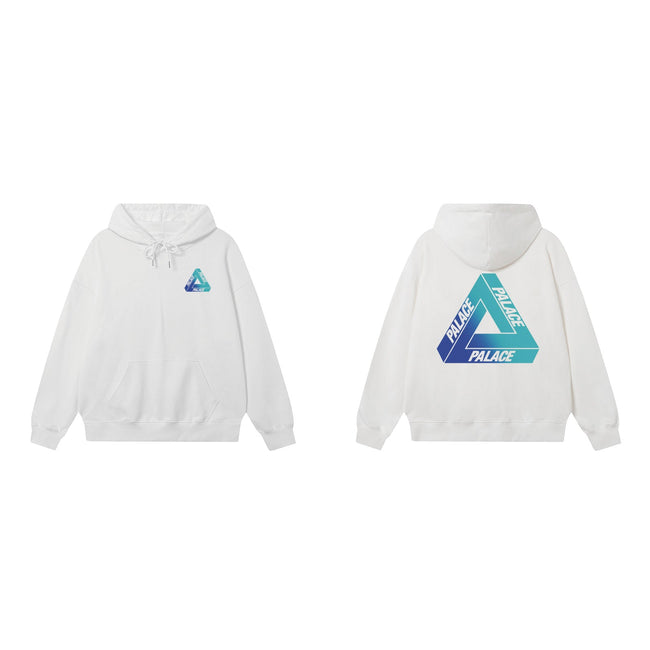 Palace White Teal Gradient Tri-Ferg Hoodie Hover Image