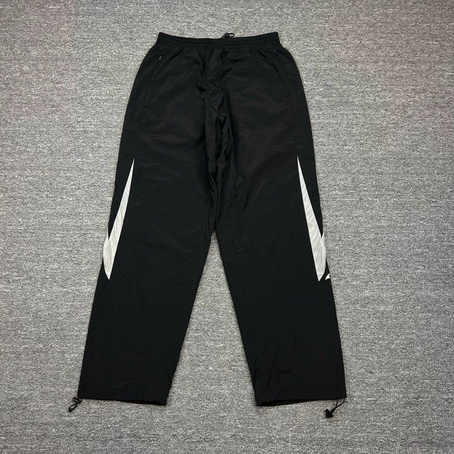 Mertra Patterned Panel Track Pants - Black Hover Image