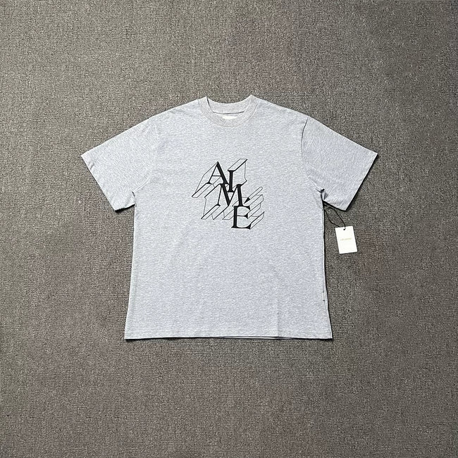 Aimé Leon Dore Line Graphic Tee - Heather Grey Hover Image