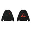 Palace Black Red Gradient Tri-Ferg Hoodie