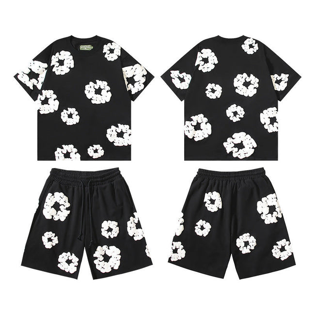 Denim Tears Cotton Wreath  Set - Black/White Hover Image