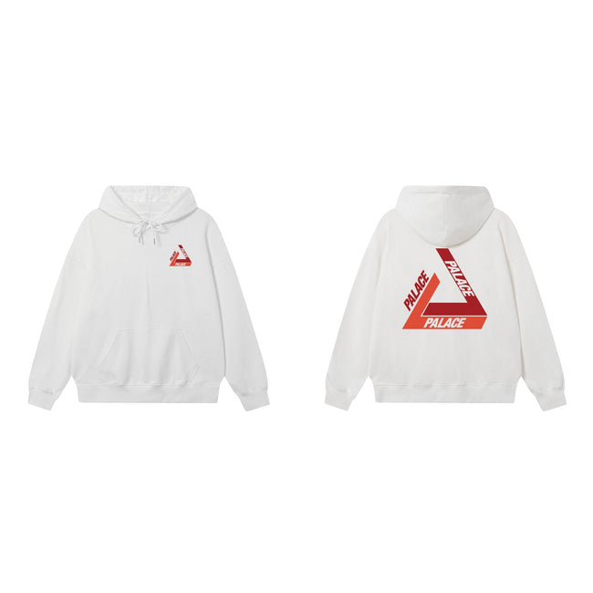 Palace White Red Gradient Tri-Ferg Hoodie Hover Image
