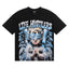 Life Hustlers Blindfolded Cherub Graphic Tee - Black (Blue Wings)