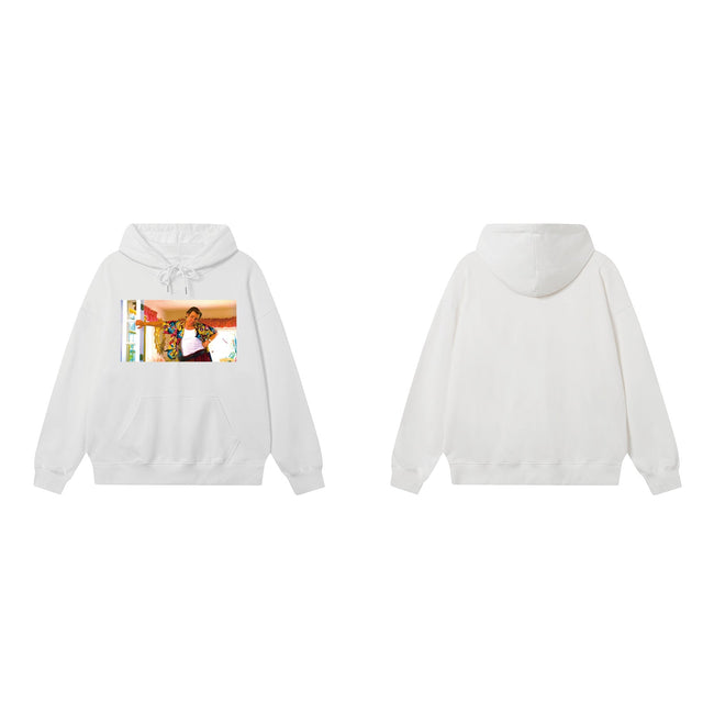 Palace White Portrait Graphic Hoodie Hover Image