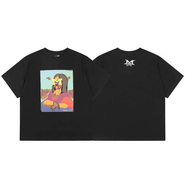 Mertra Jesus Portrait Graphic Tee - Black Hover Image